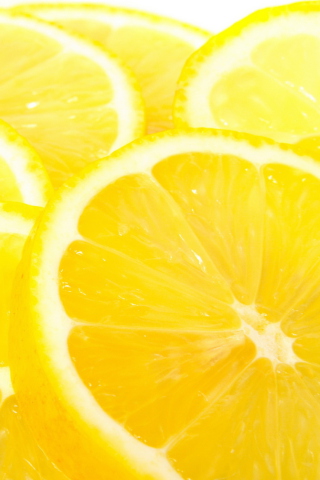 Das Food Fruits and Sliced Lemon Wallpaper 320x480