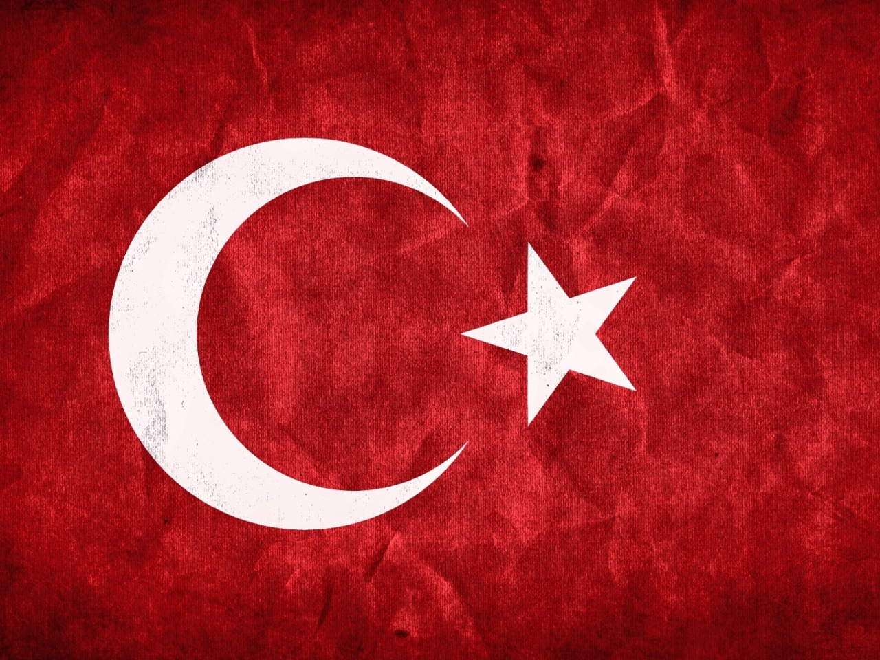 Das Turkey Flag Wallpaper 1280x960