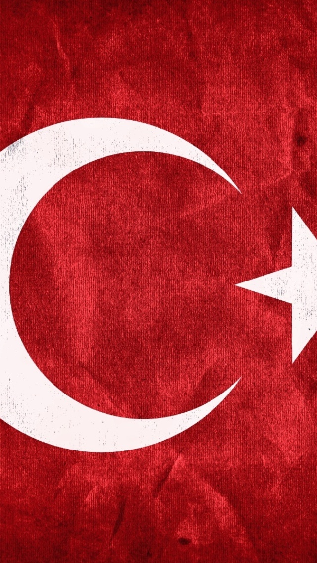Обои Turkey Flag 640x1136