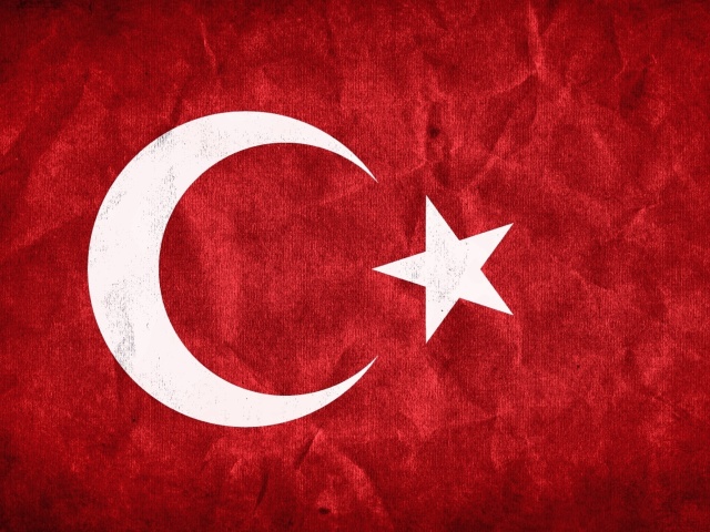 Das Turkey Flag Wallpaper 640x480