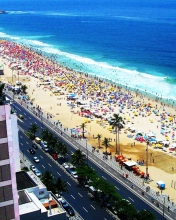 Sfondi Rio De Janeiro Beach 176x220