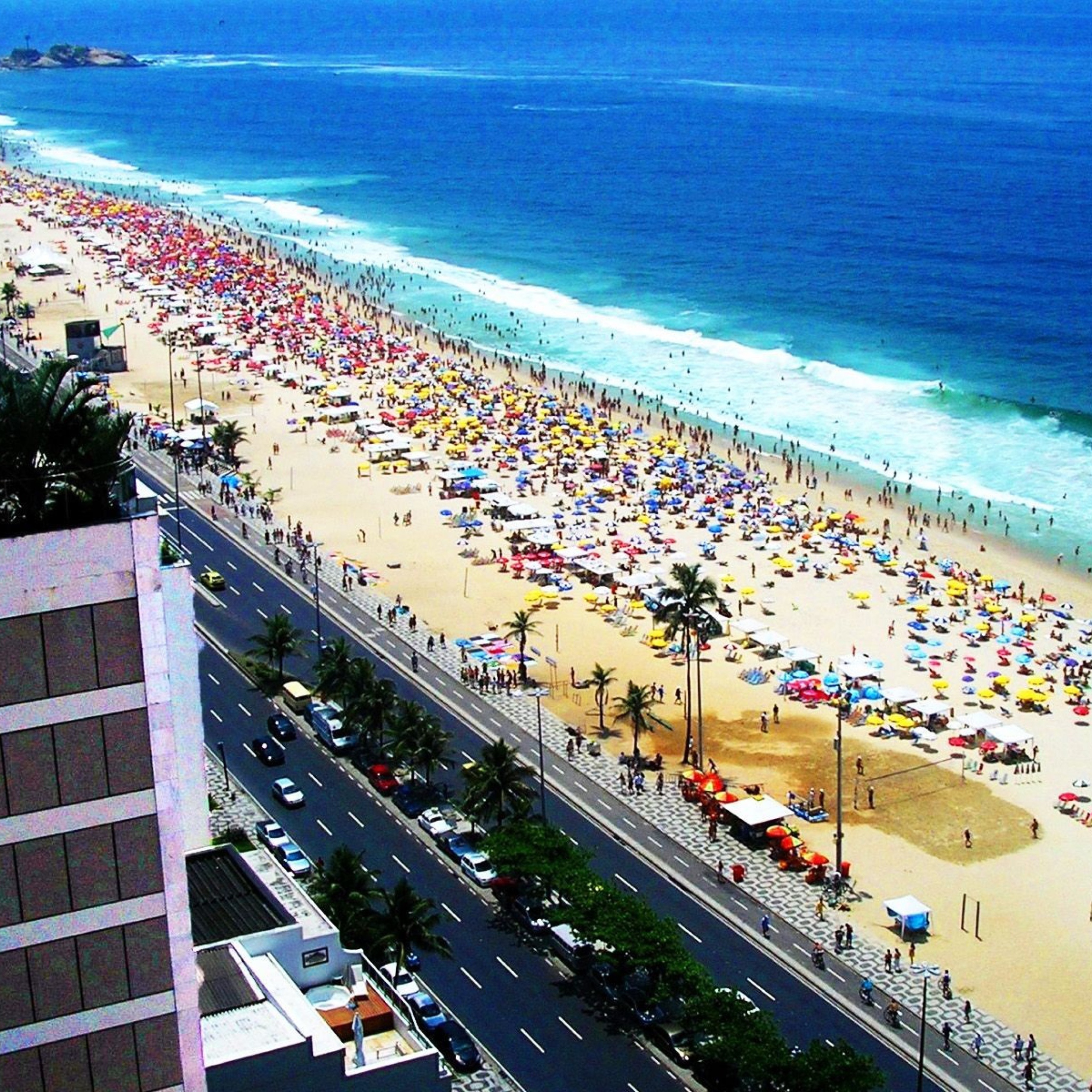 Rio De Janeiro Beach wallpaper 2048x2048