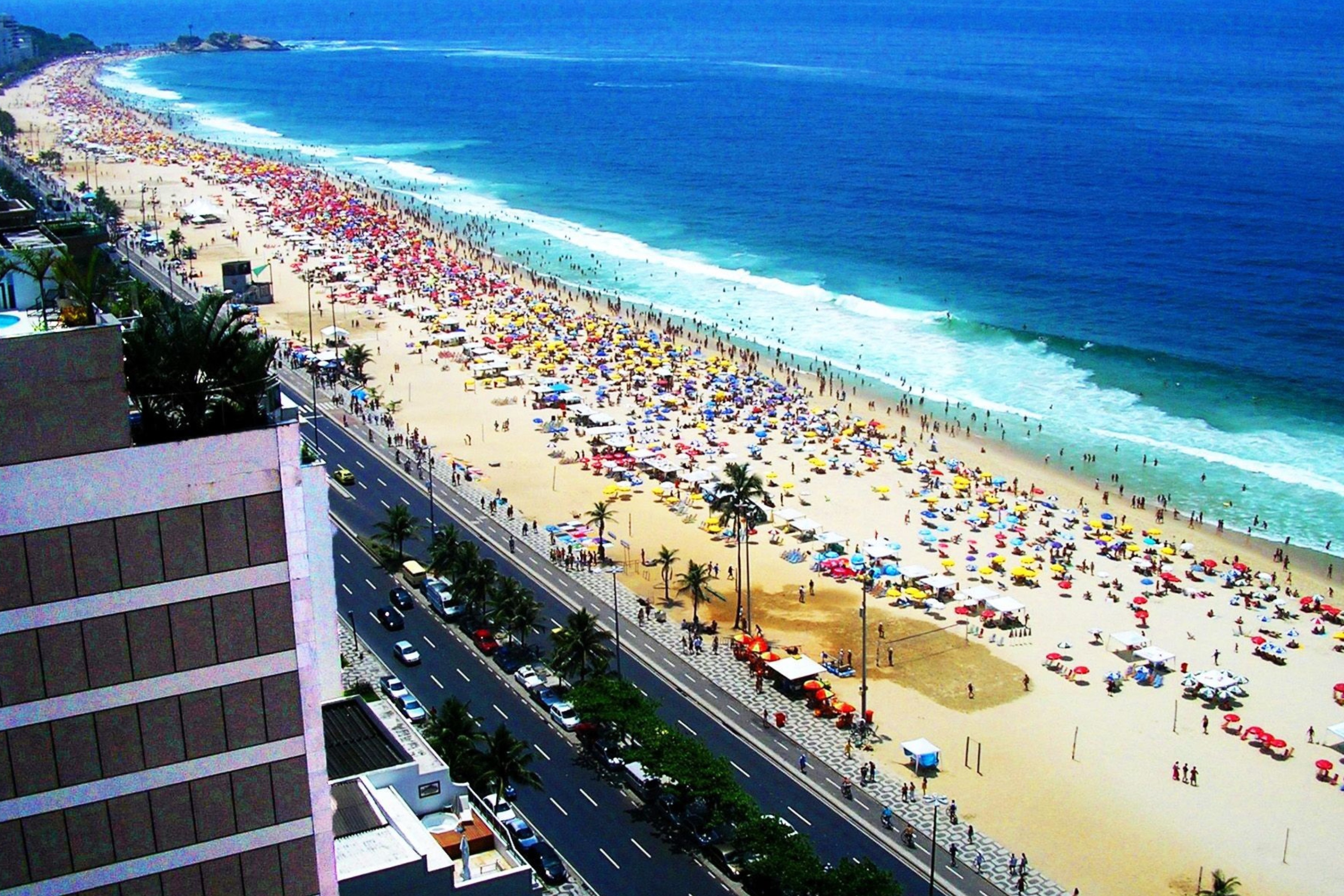 Fondo de pantalla Rio De Janeiro Beach 2880x1920