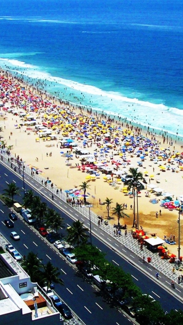 Sfondi Rio De Janeiro Beach 360x640