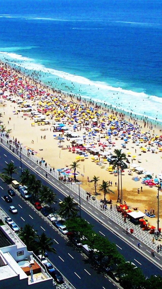 Rio De Janeiro Beach wallpaper 640x1136
