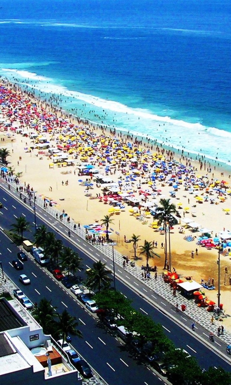 Rio De Janeiro Beach wallpaper 768x1280