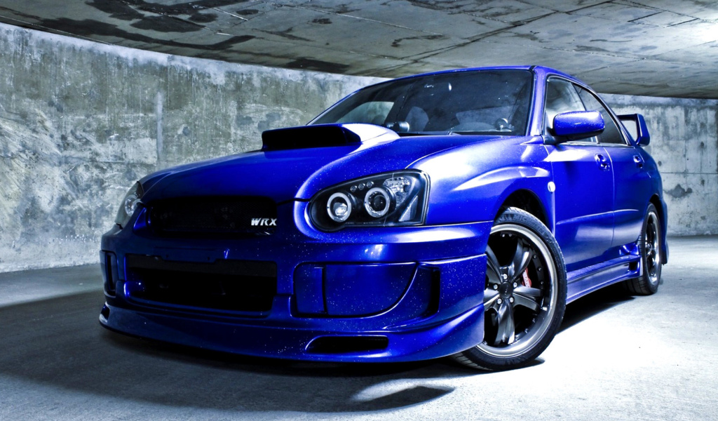 Subaru Impreza WRX wallpaper 1024x600