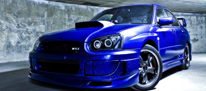 Das Subaru Impreza WRX Wallpaper 720x320