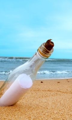 Обои Message In Bottle 240x400