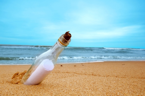 Обои Message In Bottle 480x320