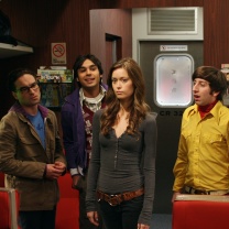 Обои The Big Bang Theory with Bernadette Rostenkowski 208x208