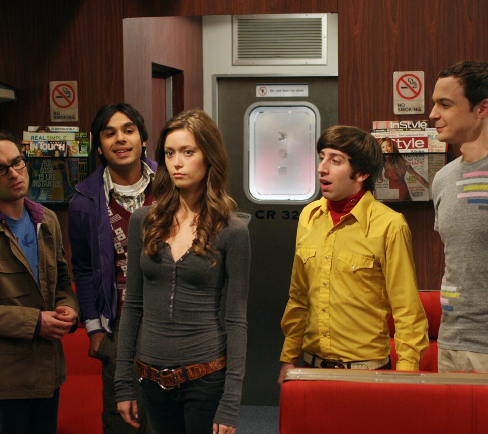 Das The Big Bang Theory with Bernadette Rostenkowski Wallpaper 960x854