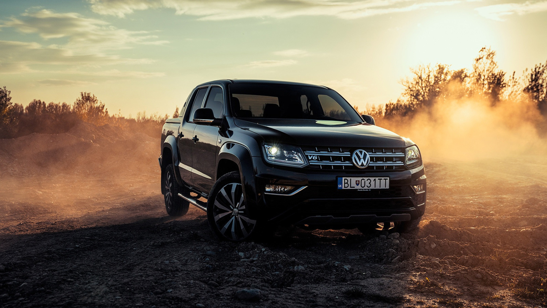 Commercial vehicle Volkswagen Amarok wallpaper 1920x1080