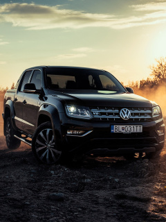 Commercial vehicle Volkswagen Amarok wallpaper 240x320