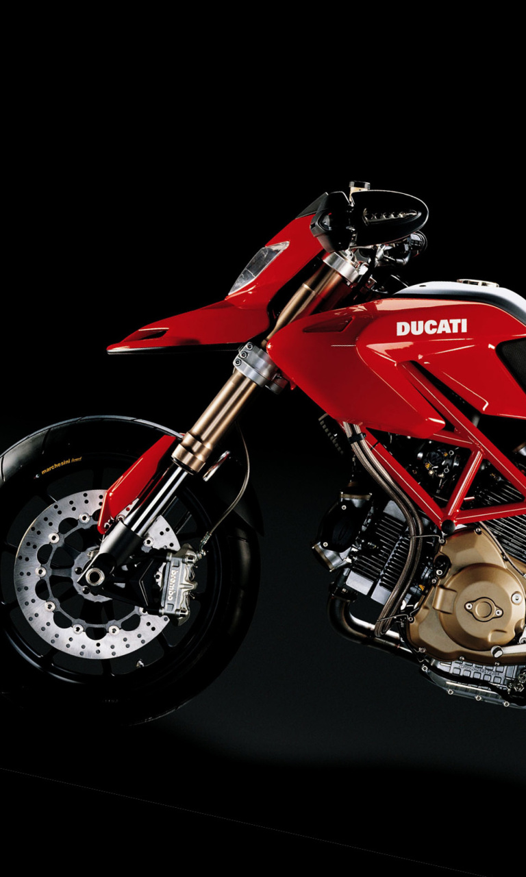 Fondo de pantalla Ducati Hypermotard 796 768x1280