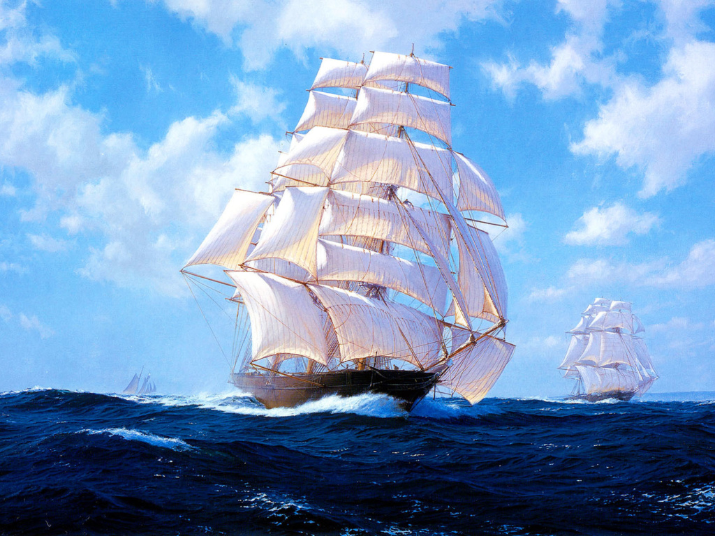 Das Ships Artwork Steven Dews Wallpaper 1024x768
