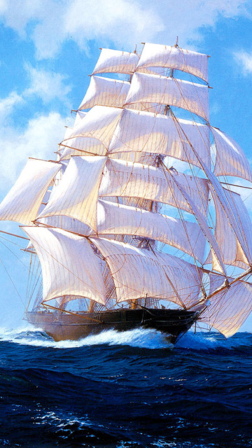 Das Ships Artwork Steven Dews Wallpaper 360x640