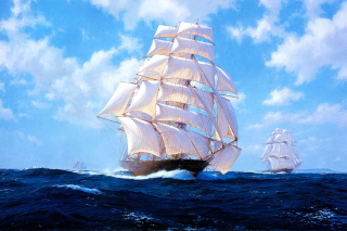 Ships Artwork Steven Dews Picture for Samsung Galaxy Ace 3