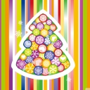 Das Colorful Christmas Wallpaper 128x128