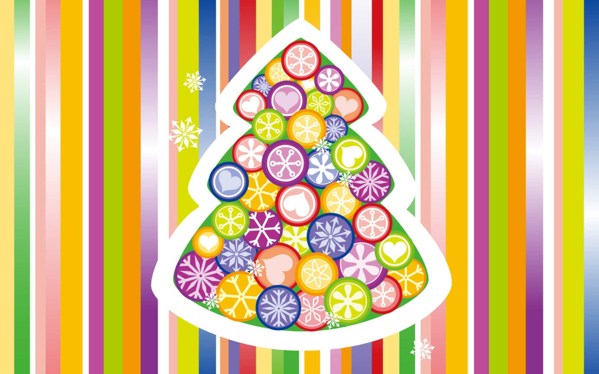 Colorful Christmas wallpaper 1920x1200