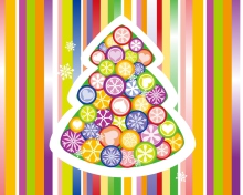 Das Colorful Christmas Wallpaper 220x176