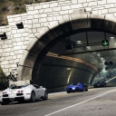 Das Tunnel Race Cars Wallpaper 128x128