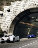 Screenshot №1 pro téma Tunnel Race Cars 128x160