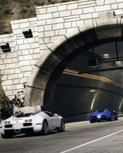 Fondo de pantalla Tunnel Race Cars 176x220