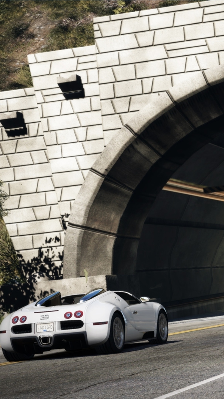 Tunnel Race Cars wallpaper 750x1334