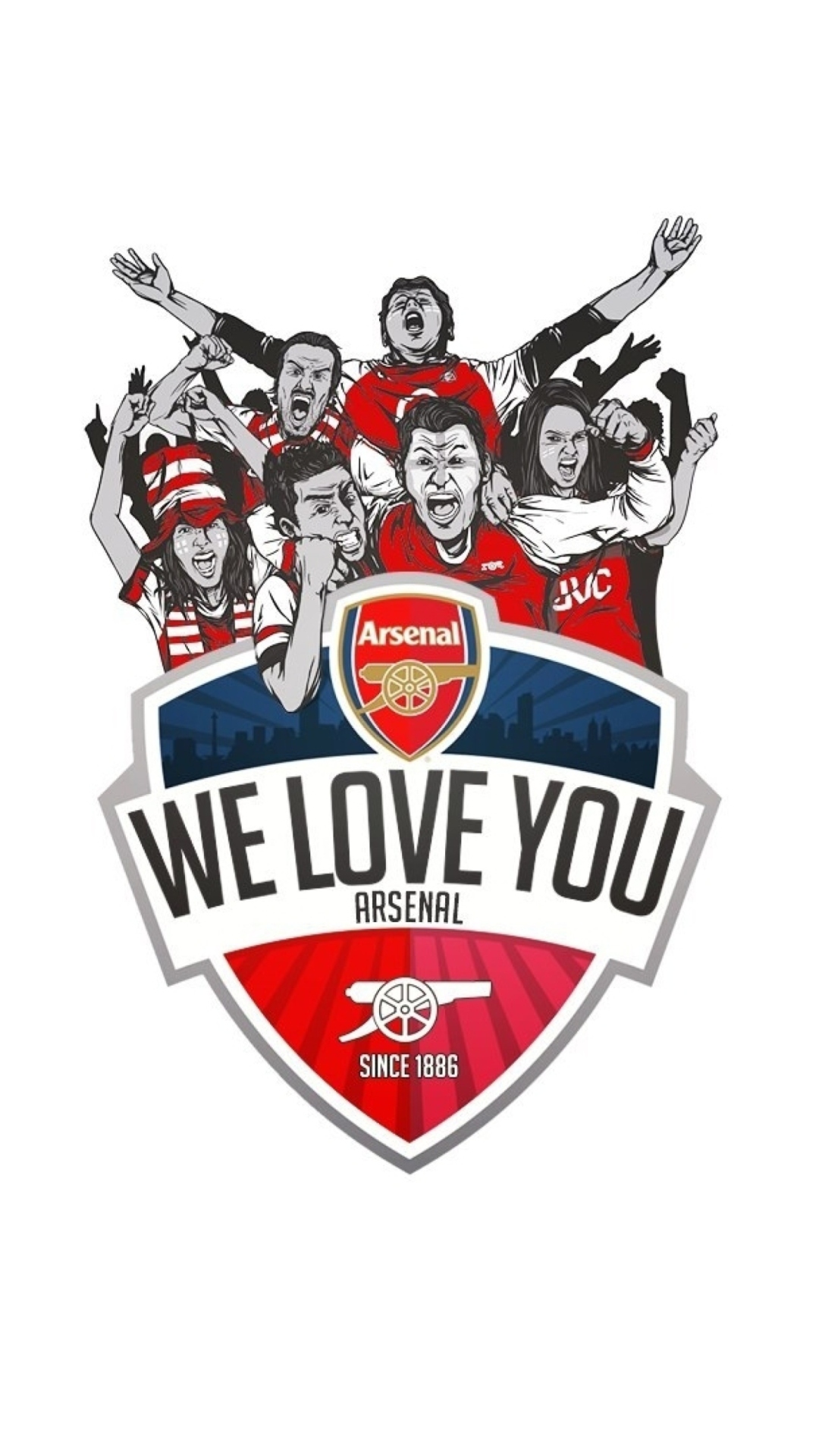 Arsenal Football Club wallpaper 1080x1920