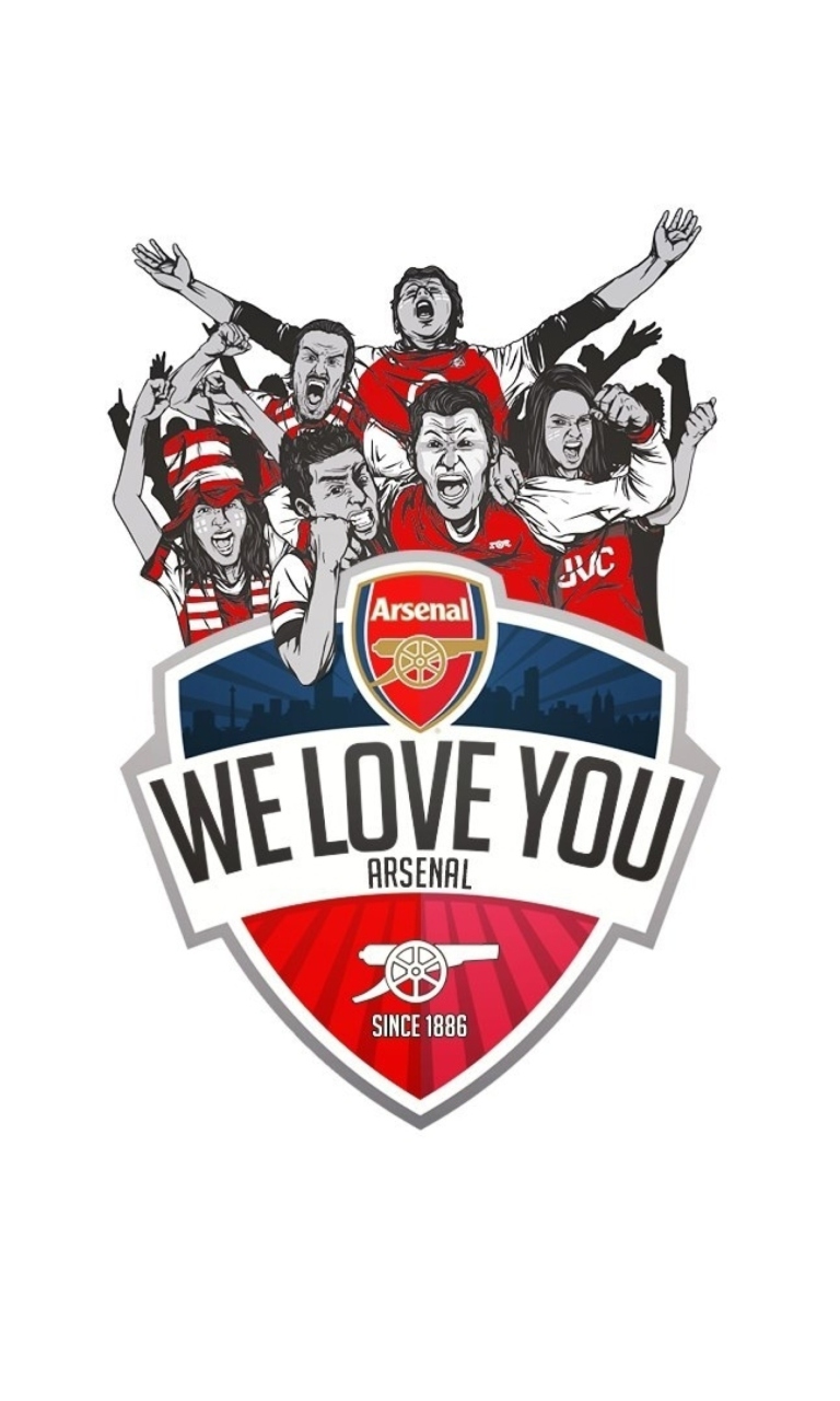 Arsenal Football Club wallpaper 768x1280