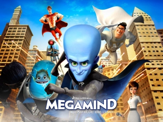 Megamind: Bad Blue Brilliant screenshot #1 320x240