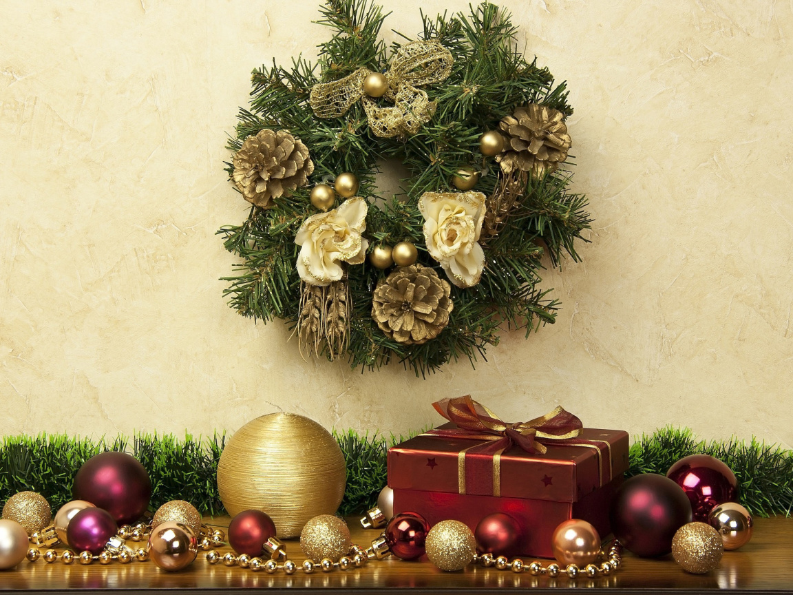 Sfondi Christmas Decorations Collection 1152x864