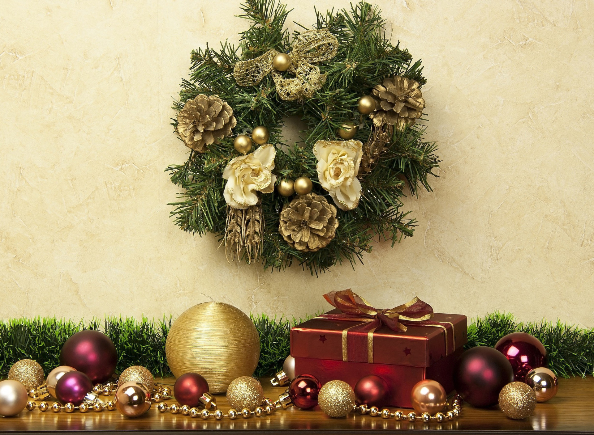 Fondo de pantalla Christmas Decorations Collection 1920x1408