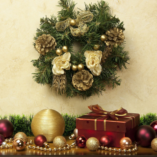 Christmas Decorations Collection sfondi gratuiti per 1024x1024