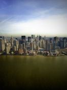 Fondo de pantalla New York Aerial View 132x176