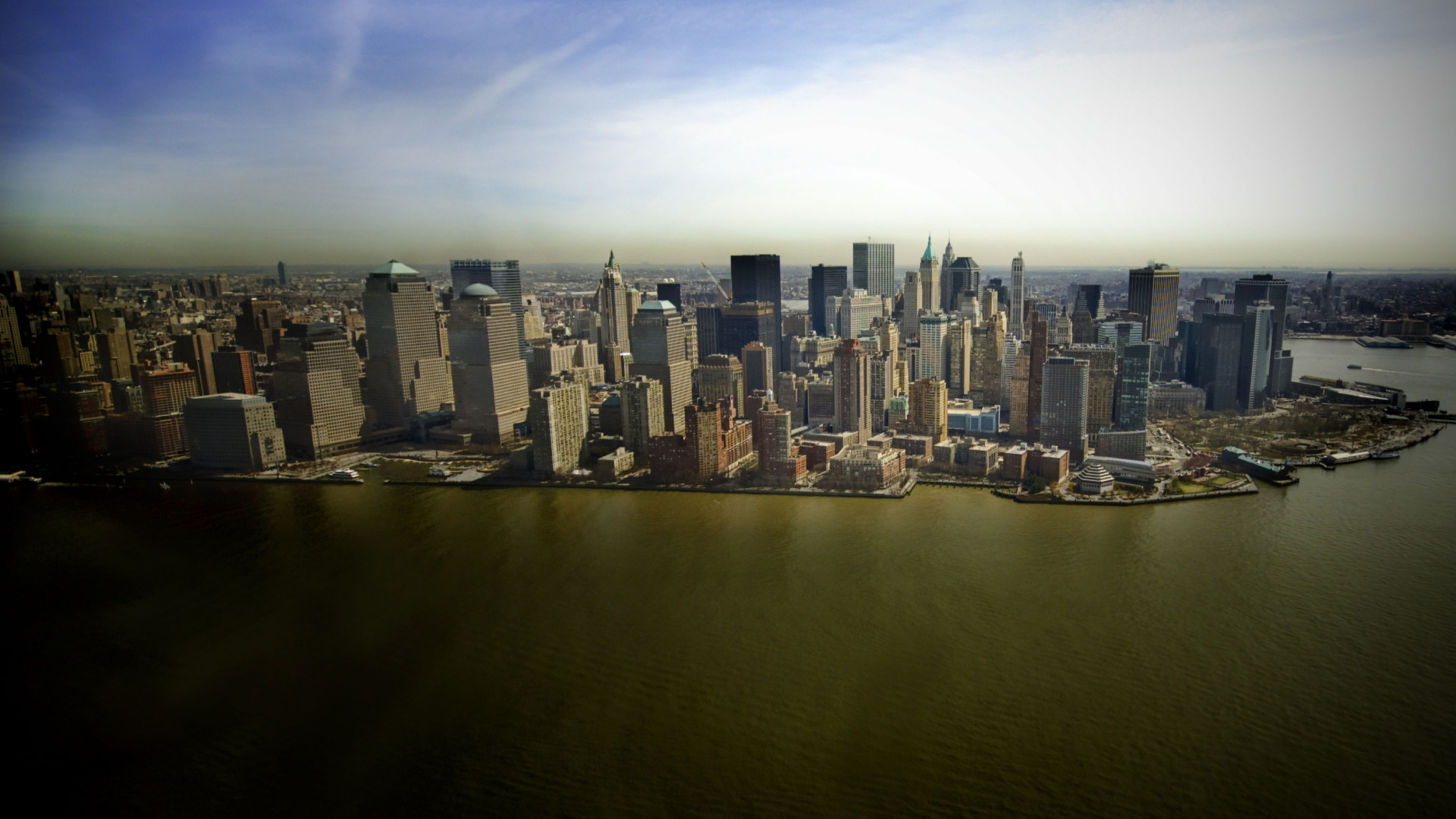 Fondo de pantalla New York Aerial View 1920x1080