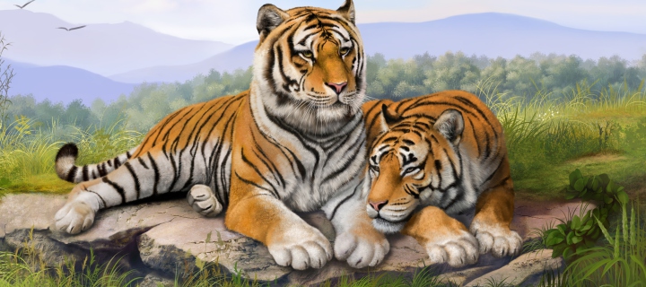 Tigers Art screenshot #1 720x320