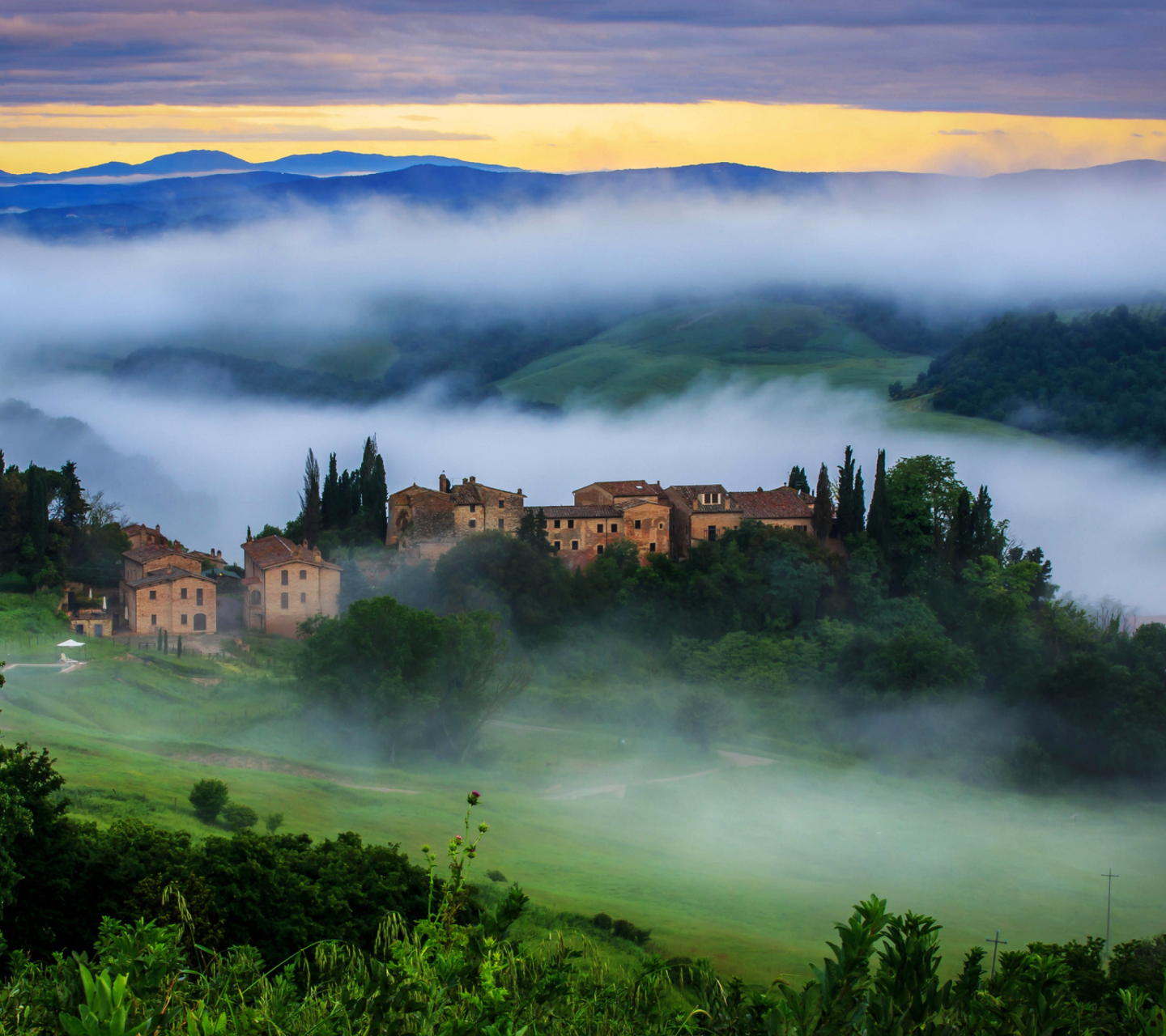 Fondo de pantalla Tuscany, Italy 1440x1280