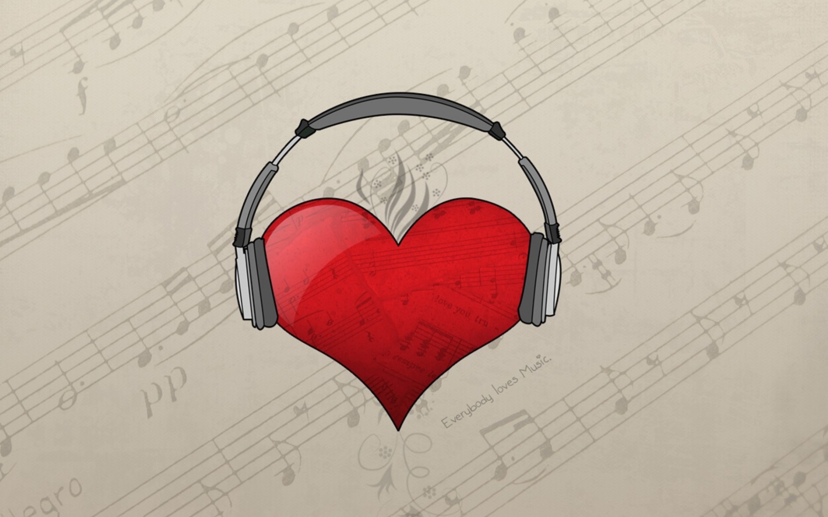 Sfondi I Love Music 1680x1050