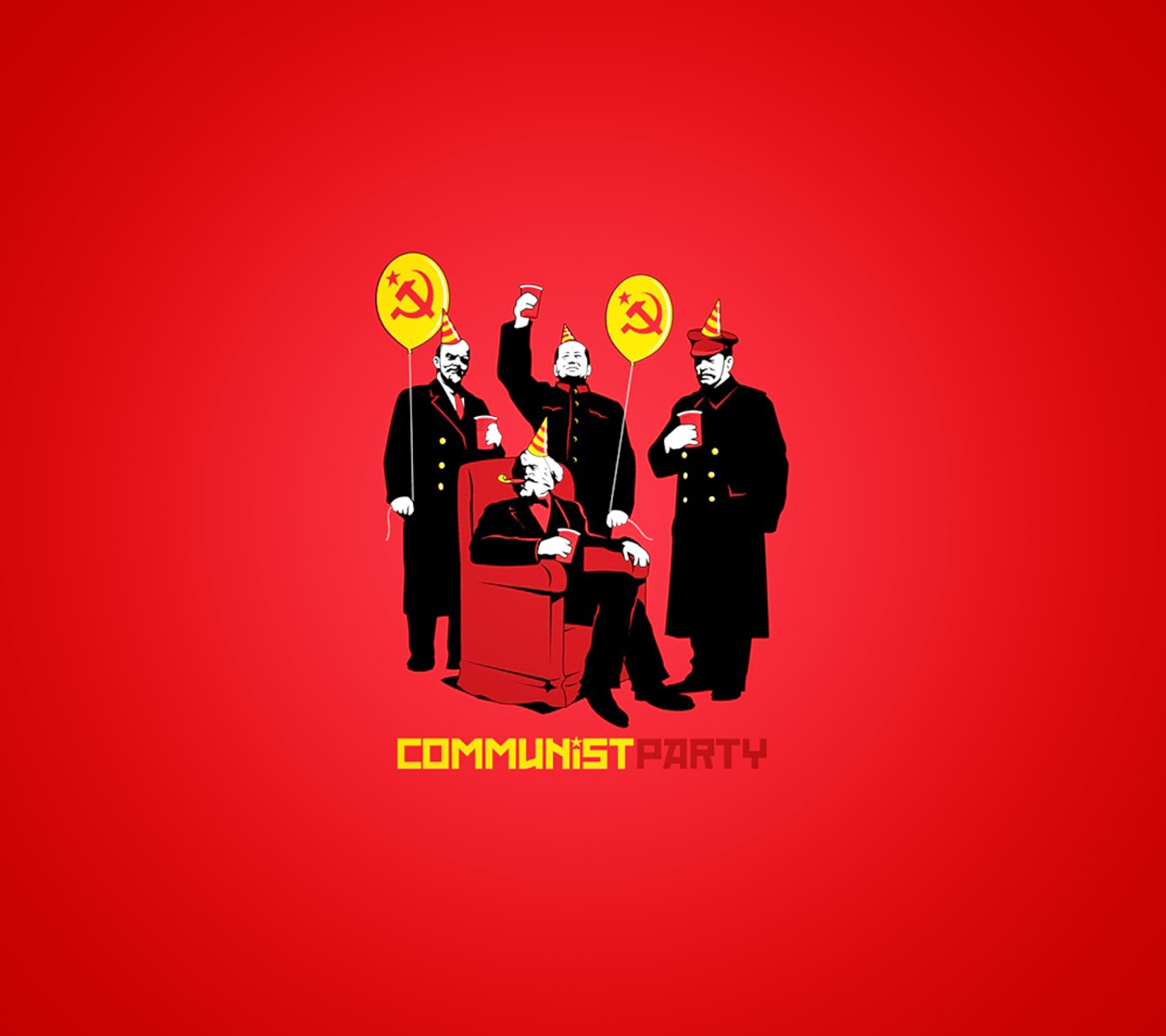 Das Communism, Lenin, Karl Marx, Mao Zedong Wallpaper 1440x1280
