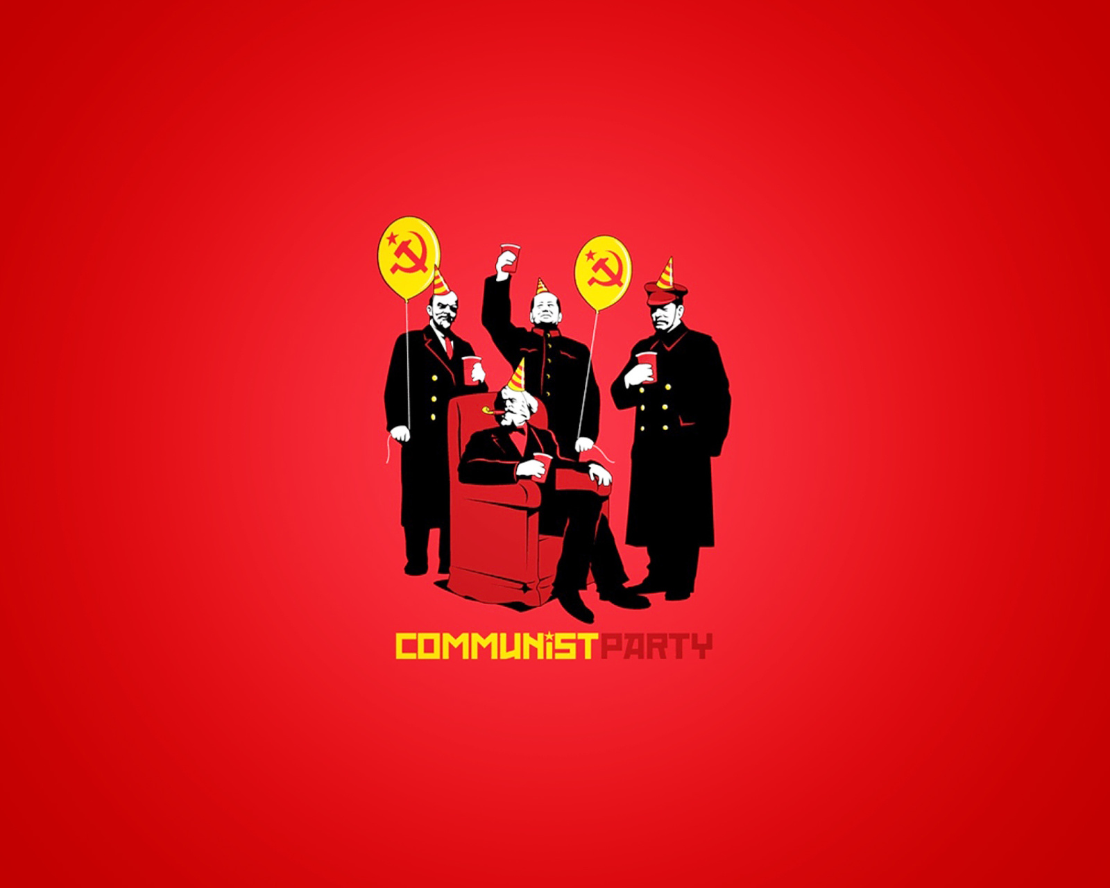 Sfondi Communism, Lenin, Karl Marx, Mao Zedong 1600x1280