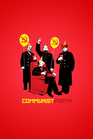 Sfondi Communism, Lenin, Karl Marx, Mao Zedong 320x480