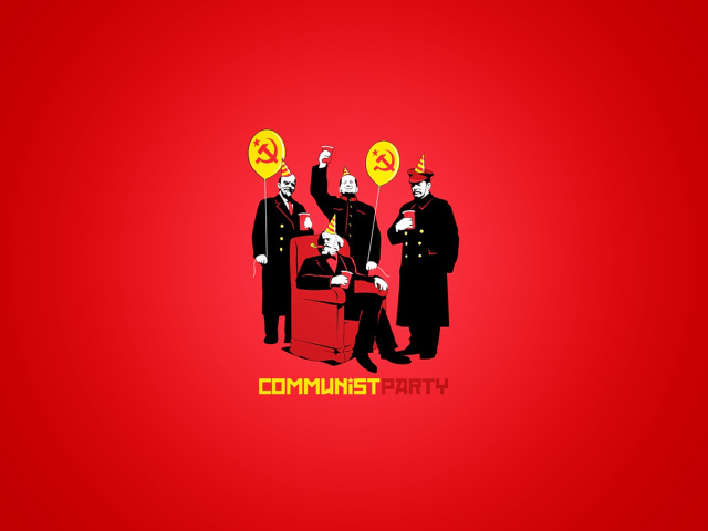 Das Communism, Lenin, Karl Marx, Mao Zedong Wallpaper 640x480