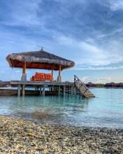 Fondo de pantalla Tropical Maldives Resort good Destination 176x220