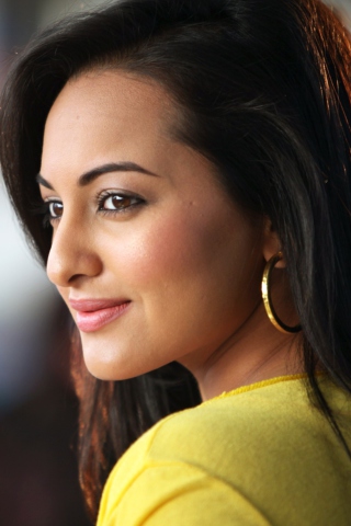 Fondo de pantalla 2013 Sonakshi Sinha 320x480