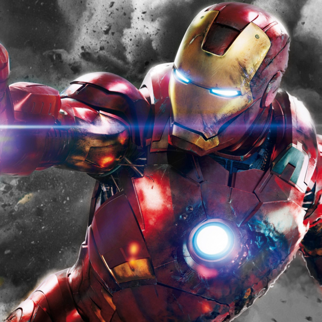Screenshot №1 pro téma Iron Man - The Avengers 2012 1024x1024