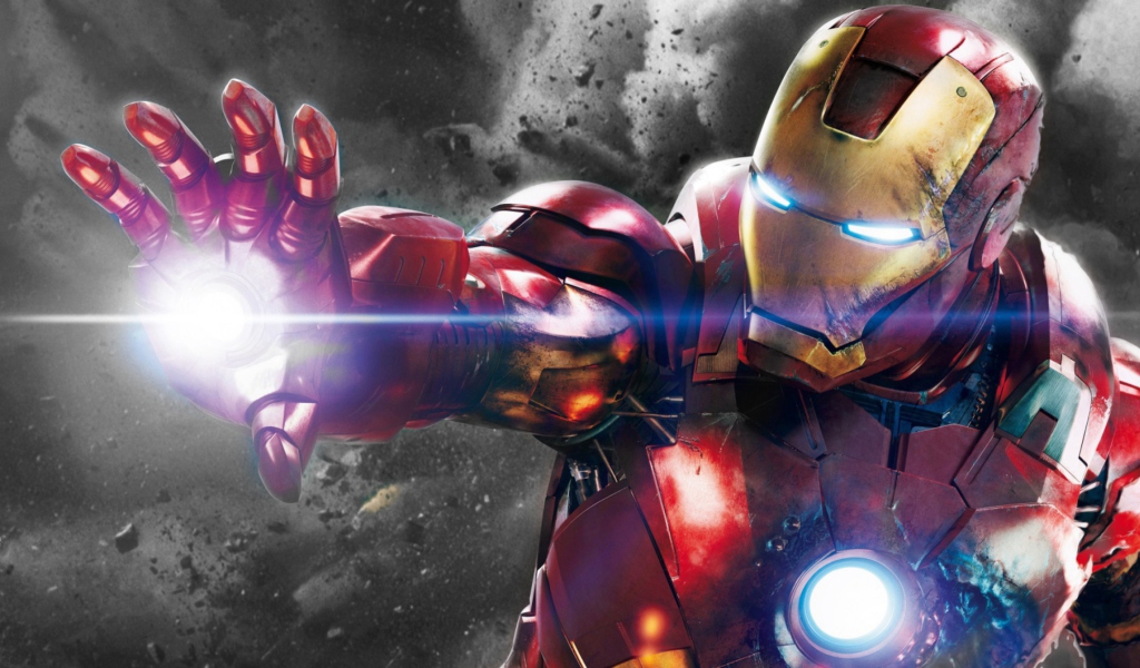 Iron Man - The Avengers 2012 wallpaper 1024x600