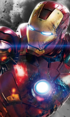 Sfondi Iron Man - The Avengers 2012 240x400