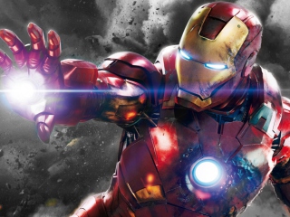 Das Iron Man - The Avengers 2012 Wallpaper 320x240